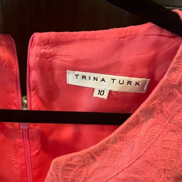 TRINA TURK PINK MINI DRESS - Picture 3 of 5